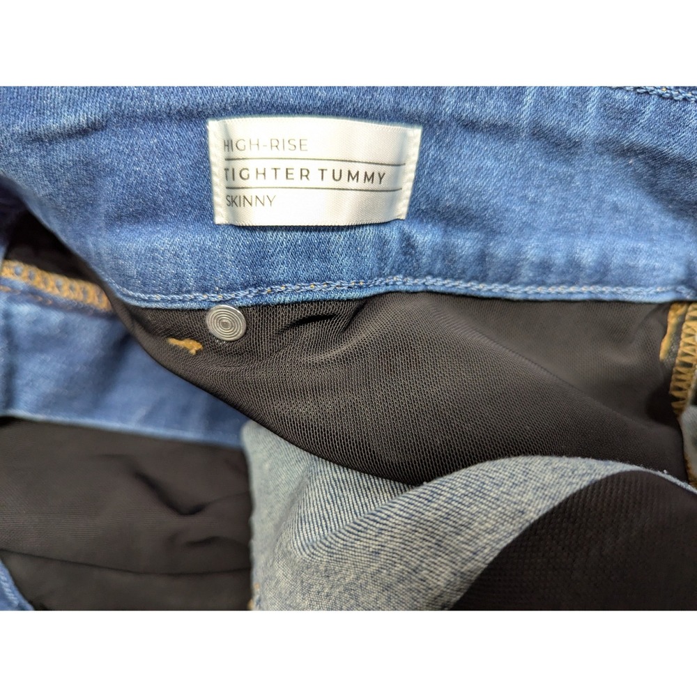 Lane Bryant PLus Size 26S 26 S Short Denim Jeans Tighter Tummy‎ Skinny High Rise - Picture 4 of 10